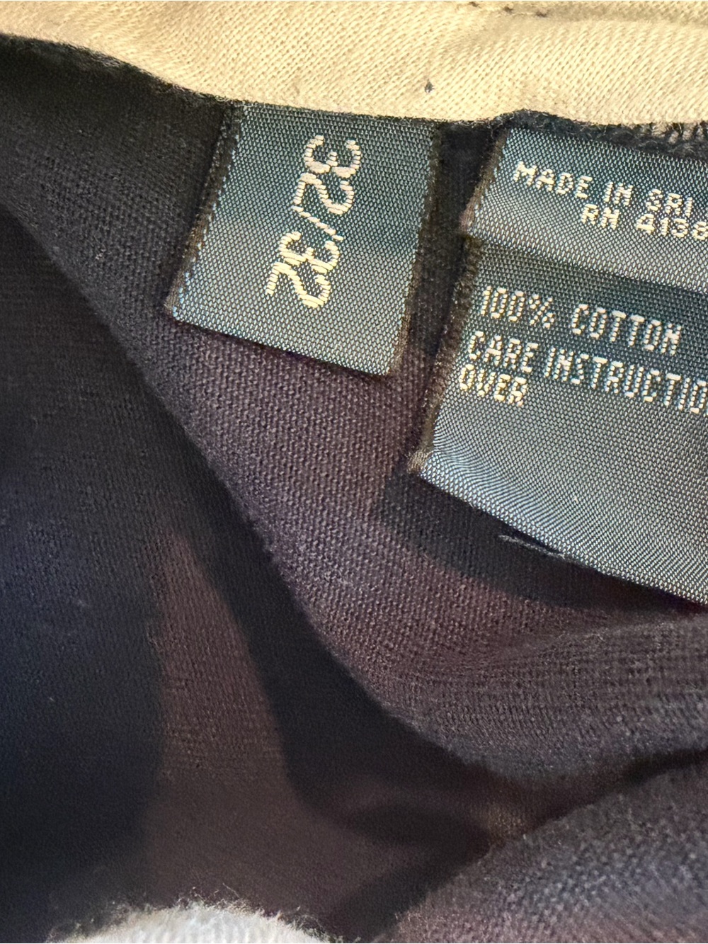 Polo by Ralph Lauren Navy Chinos - Straight Leg 32 x 32 - Picture 10 of 12